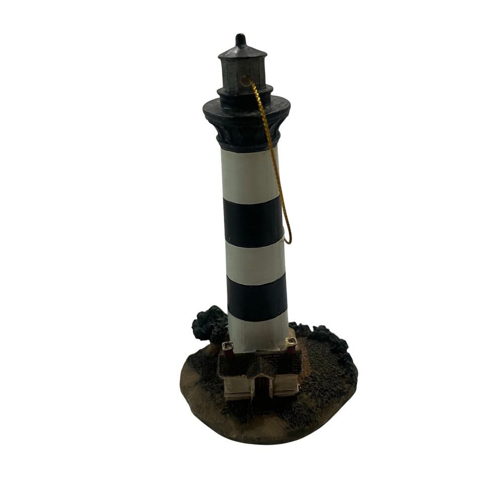 Vtg K’s Collection Cape Canaveral Lighthouse Christmas Ornament Resin Figurine